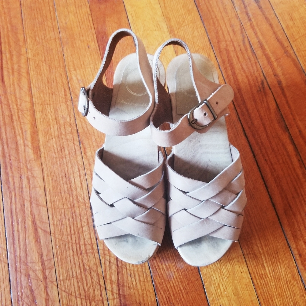 No. 6 Huarache Clog Sandals